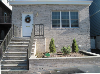 Carport with Stamped Concrete